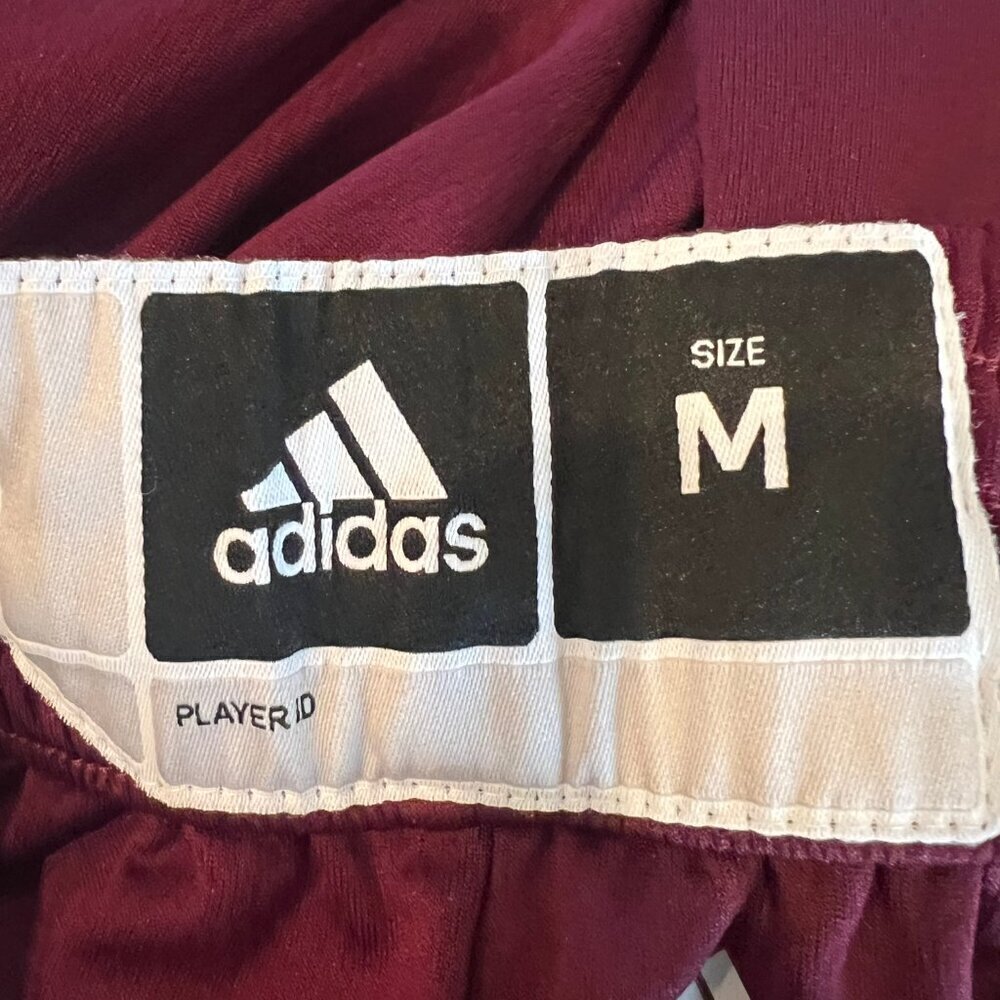 Adidas Basketball Shorts, Maroon & White, Crazy Explosive, Size Medium - Picture 4 of 8
